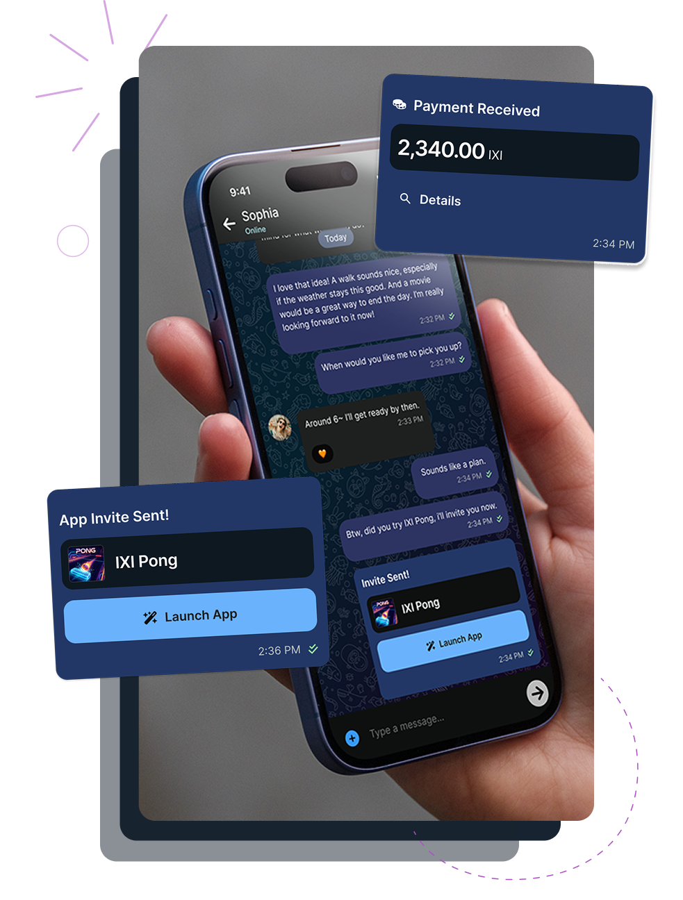Spixi messenger interface